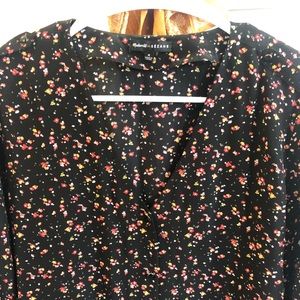 Madewell x Sezane collaboration silk top